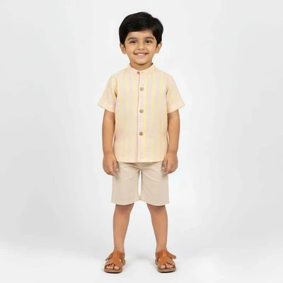 Pink and yellow stripes