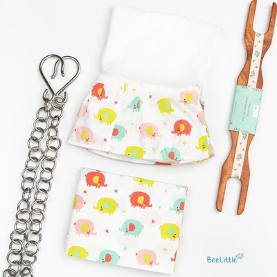 Jumbo Star - Beelittle Premium Organic Cotton Baby Thottil Cradle | Soft, Breathable & Portable