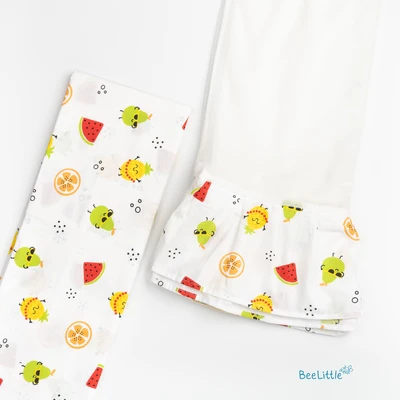 Fruit Party - Beelittle Premium Organic Cotton Baby Thottil Cradle | Soft, Breathable & Portable