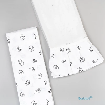 Love For Tamil - Beelittle Premium Cotton Baby Thottil Cradle | Soft, Breathable & Portable