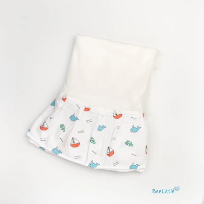 Sea splash - Beelittle Premium Organic Cotton Baby Thottil Cradle | Soft, Breathable & Portable