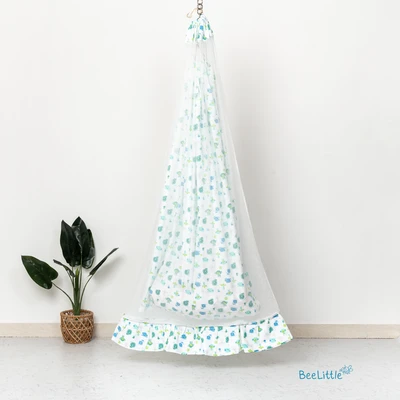 Cheeky monkeys - Beelittle Premium Organic Cotton Baby Thottil Cradle | Soft, Breathable & Portable