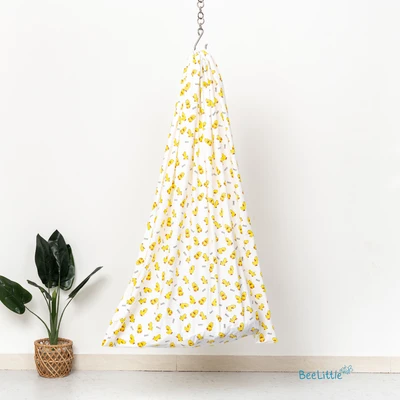 Quackling - Beelittle Premium Organic Cotton Baby Thottil Cradle | Soft, Breathable & Portable