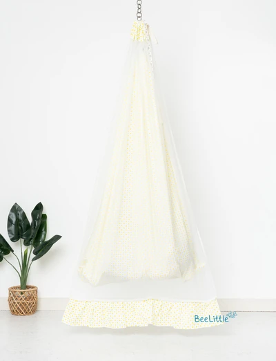 Sunlit Gems - Beelittle Premium Cotton Baby Thottil Cradle | Soft, Breathable & Portable