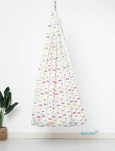 Beep Build - Beelittle Premium Cotton Baby Thottil Cradle | Soft, Breathable & Portable