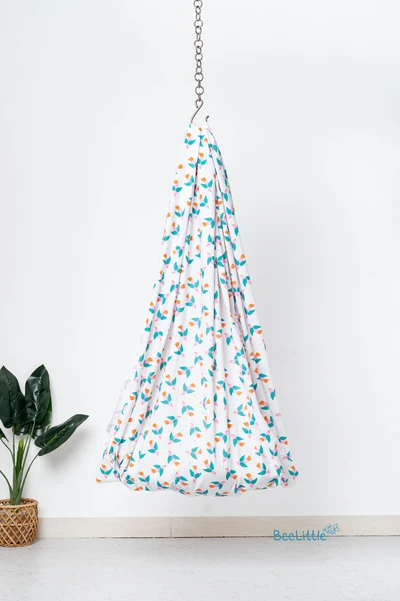 Trio Bird - Beelittle Premium Cotton Baby Thottil Cradle | Soft, Breathable & Portable