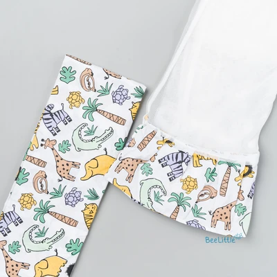 Zoo Crew - Beelittle Premium Cotton Baby Thottil Cradle | Soft, Breathable & Portable
