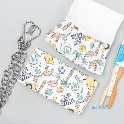 Zoo Crew - Beelittle Premium Cotton Baby Thottil Cradle | Soft, Breathable & Portable