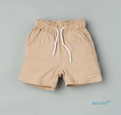Khaki Gauze Shorts