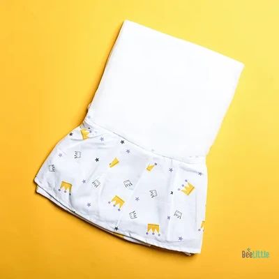 Crown A Little - Beelittle Premium Organic Cotton Baby Thottil Cradle | Soft, Breathable & Portable