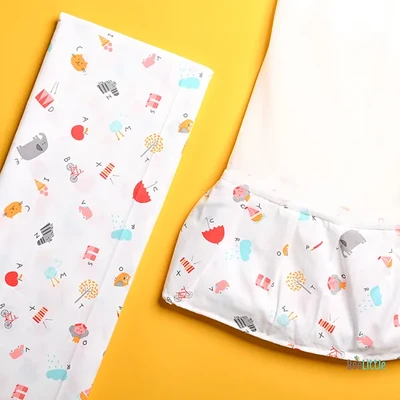 Alpha Beta - Beelittle Premium Organic Cotton Baby Thottil Cradle | Soft, Breathable & Portable