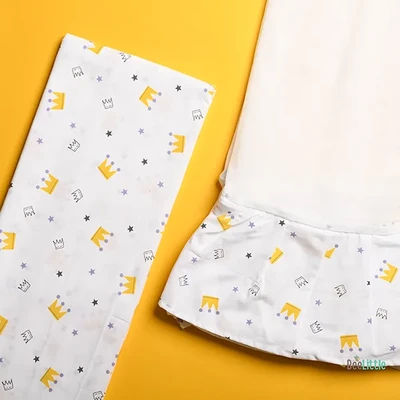 Crown A Little - Beelittle Premium Organic Cotton Baby Thottil Cradle | Soft, Breathable & Portable