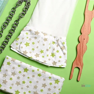 Stars So Far - Beelittle Premium Organic Cotton Baby Thottil Cradle | Soft, Breathable & Portable