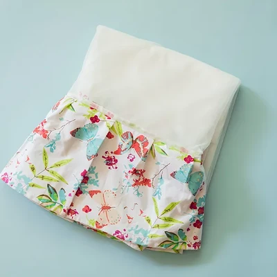 Pretty Butterfly - Beelittle Premium Organic Cotton Baby Thottil Cradle | Soft, Breathable & Portable