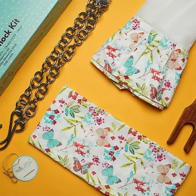 Pretty Butterfly - Beelittle Premium Organic Cotton Baby Thottil Cradle | Soft, Breathable & Portable