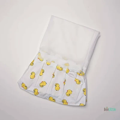 Everywhere a quack - Beelittle Premium Organic Cotton Baby Thottil Cradle | Soft, Breathable & Portable