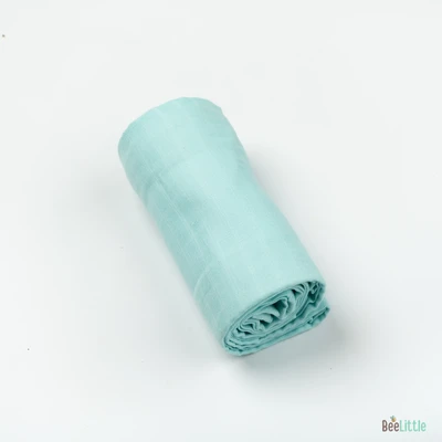 Teal Green – Organic Muslin Cotton Baby Swaddle Blanket