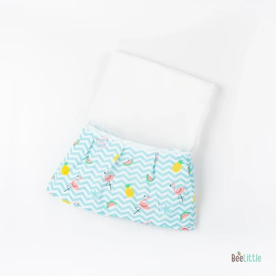 Summer Vibes - Beelittle Premium Organic Cotton Baby Thottil Cradle | Soft, Breathable & Portable