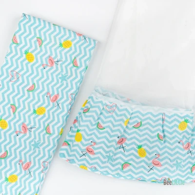 Summer Vibes - Beelittle Premium Organic Cotton Baby Thottil Cradle | Soft, Breathable & Portable