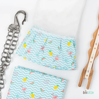 Summer vibes - Beelittle Premium Organic Cotton Baby Thottil Cradle | Soft, Breathable & Portable