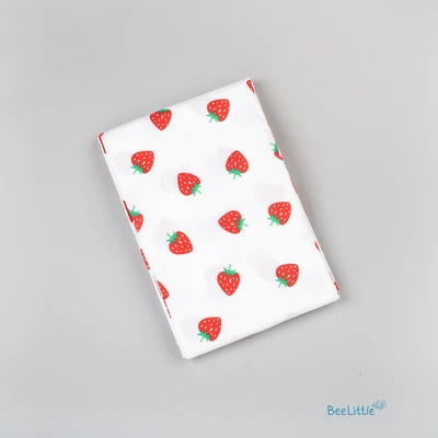 Very Berry Strawberry - Beelittle Premium Organic Cotton Baby Thottil Cradle | Soft, Breathable & Portable