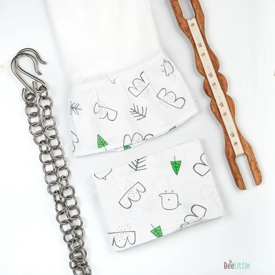 Bird on Tree - Beelittle Premium Organic Cotton Baby Thottil Cradle | Soft, Breathable & Portable