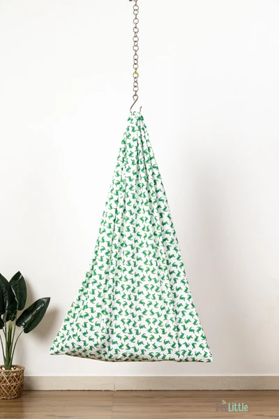 Crocs - Beelittle Premium Organic Cotton Baby Thottil Cradle | Soft, Breathable & Portable