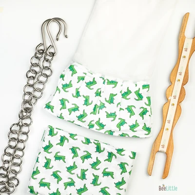 Crocs - Beelittle Premium Organic Cotton Baby Thottil Cradle | Soft, Breathable & Portable