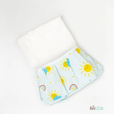 Sun Shine - Beelittle Premium Organic Cotton Baby Thottil Cradle | Soft, Breathable & Portable