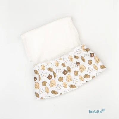 Woodland Bears - Beelittle Premium Organic Cotton Baby Thottil Cradle | Soft, Breathable & Portable
