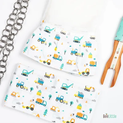 Dump Truck - Beelittle Premium Organic Cotton Baby Thottil Cradle | Soft, Breathable & Portable