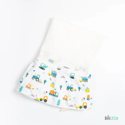 Dump Truck - Beelittle Premium Organic Cotton Baby Thottil Cradle | Soft, Breathable & Portable